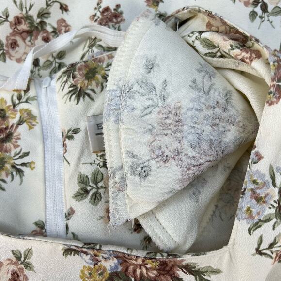 Vintage Benson and Smith Women's Dress Size 7/8 Cottagecore Floral Vintage Femme - Picture 9 of 14